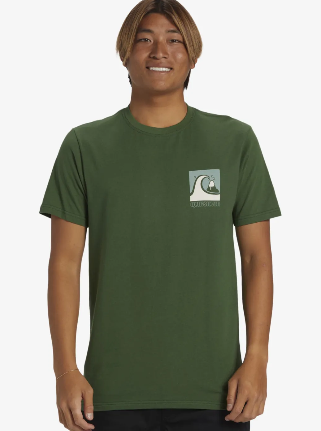 Outlet Quiksilver Quik Blocks T-Shirt Greener Pastures