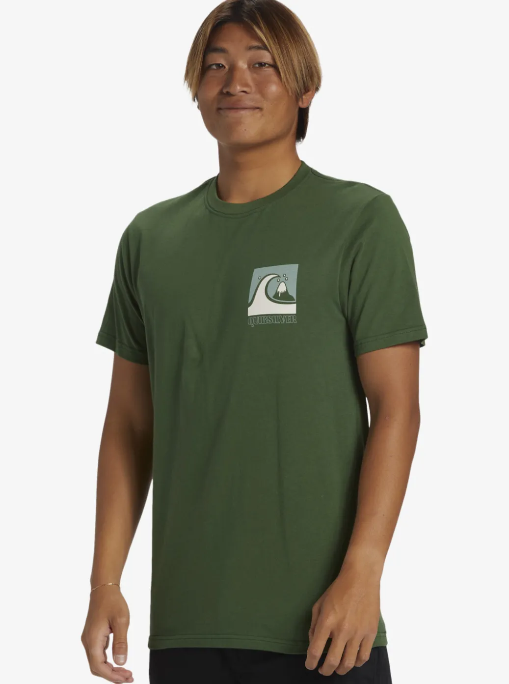 Outlet Quiksilver Quik Blocks T-Shirt Greener Pastures