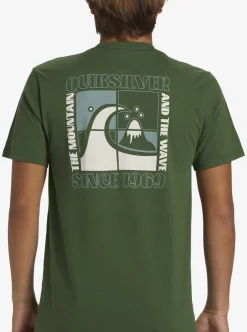 Outlet Quiksilver Quik Blocks T-Shirt Greener Pastures
