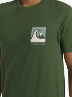 Outlet Quiksilver Quik Blocks T-Shirt Greener Pastures