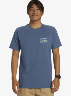 Best Sale Quiksilver Quik Frame T-Shirt Bering Sea
