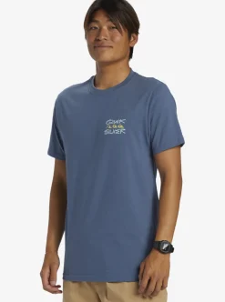Best Sale Quiksilver Quik Frame T-Shirt Bering Sea