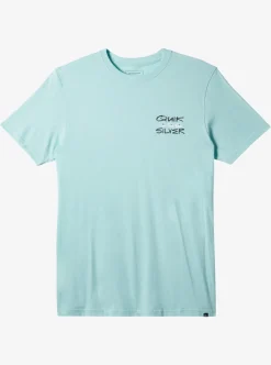 Hot Quiksilver Quik Frame T-Shirt Pastel Turquoise