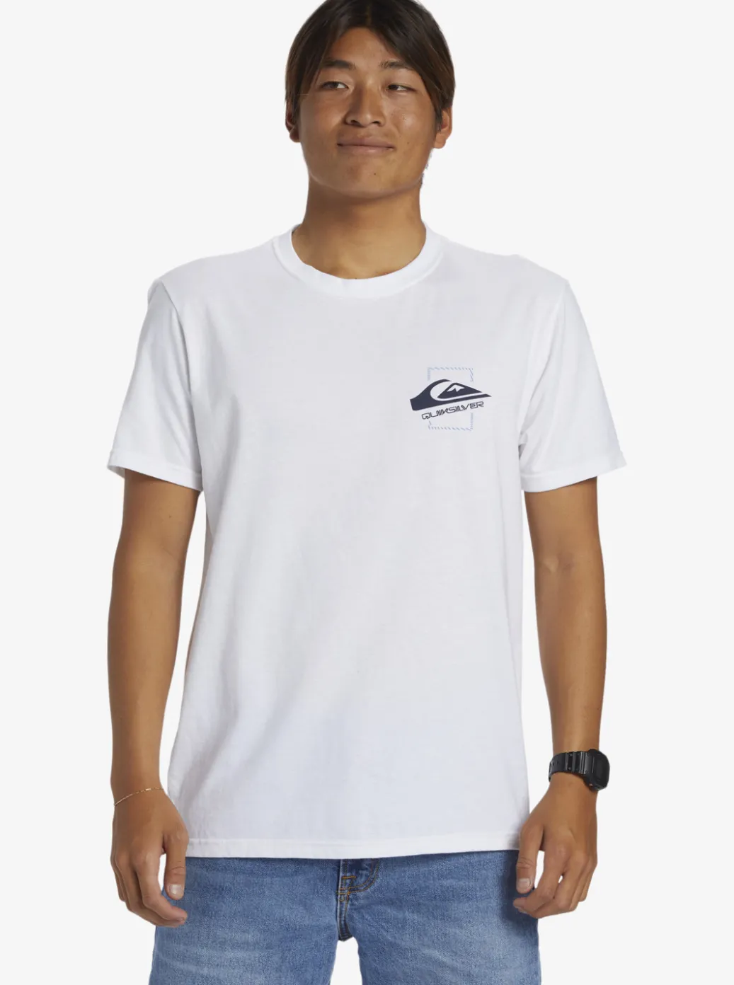 Clearance Quiksilver Quik Moves T-Shirt White