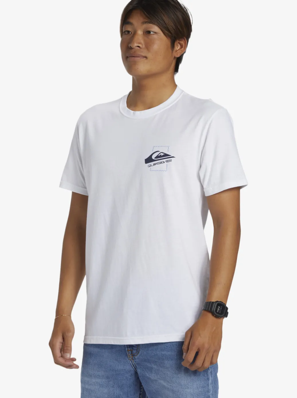 Clearance Quiksilver Quik Moves T-Shirt White