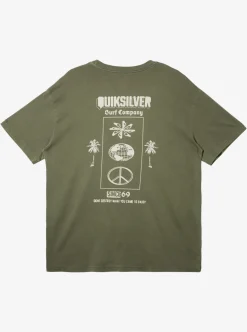 Discount Quiksilver Quik Ways T-Shirt Laurel Wreath