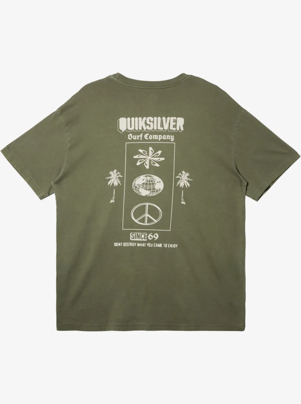 Discount Quiksilver Quik Ways T-Shirt Laurel Wreath