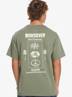 Discount Quiksilver Quik Ways T-Shirt Laurel Wreath