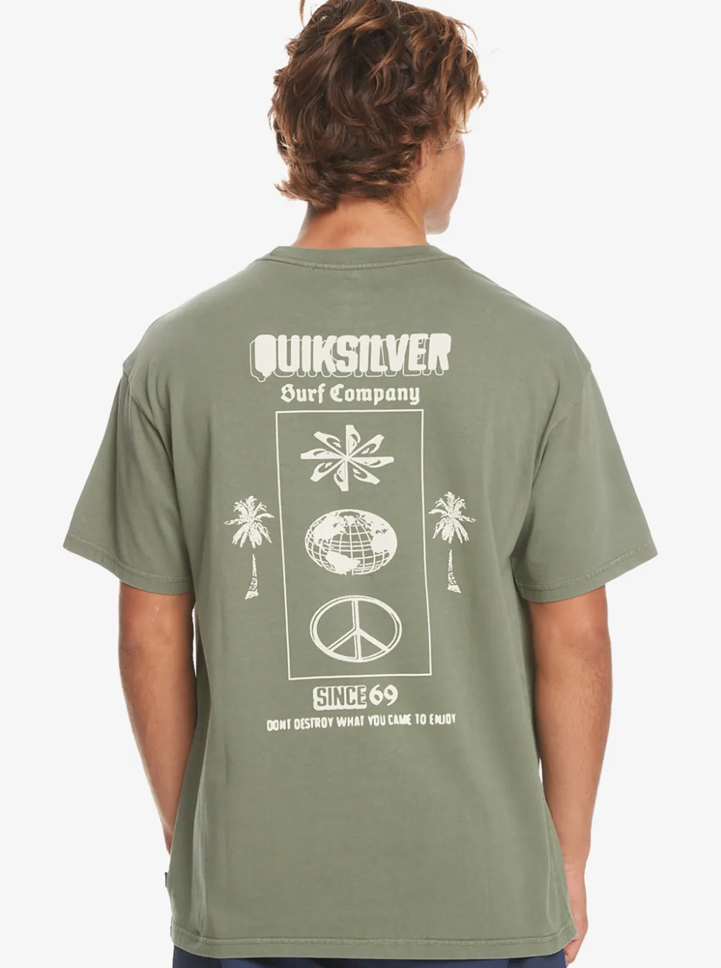 Discount Quiksilver Quik Ways T-Shirt Laurel Wreath