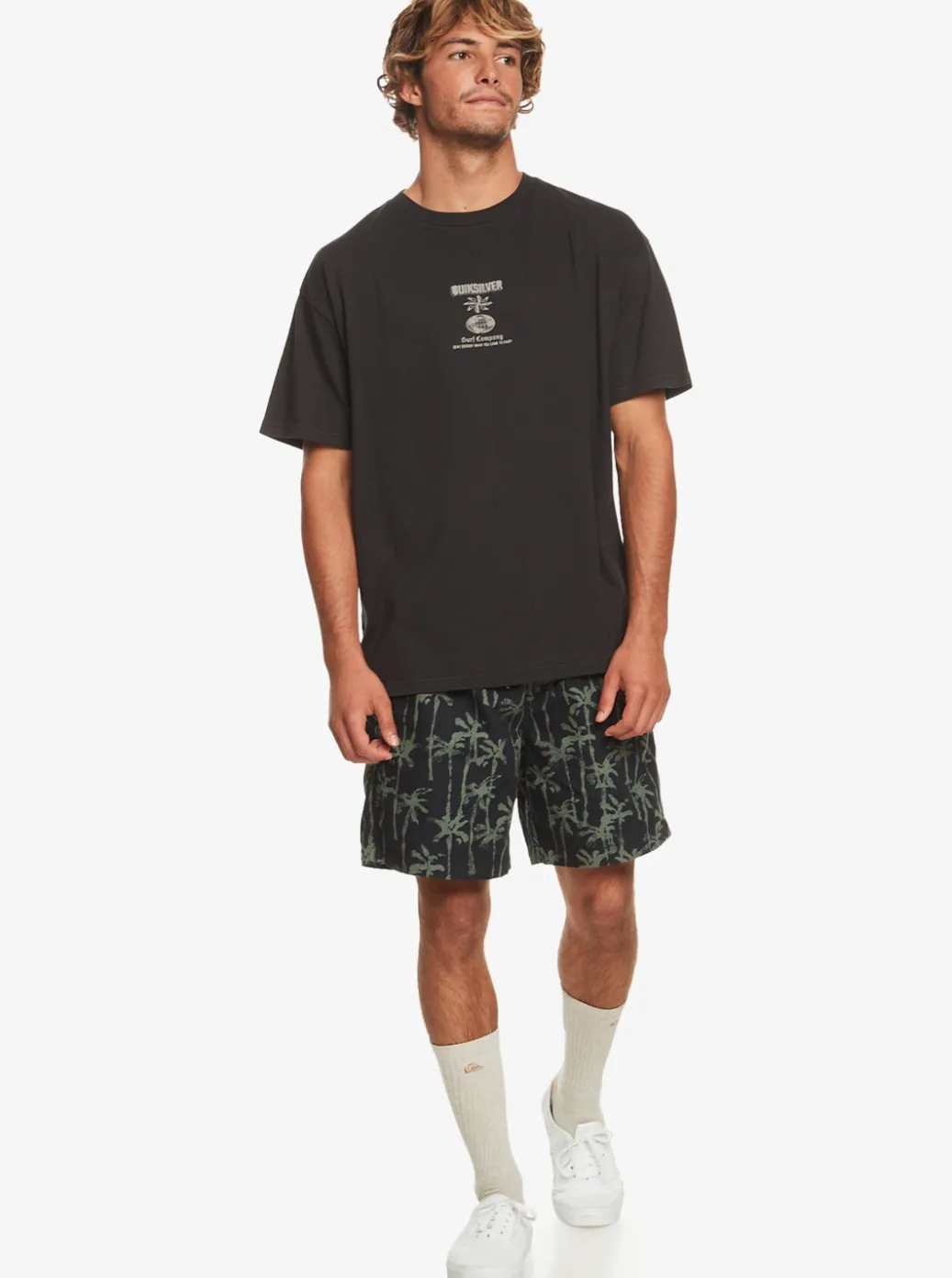 Online Quiksilver Quik Ways T-Shirt Black