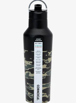 Hot Quiksilver X Corkcicle Water Bottle Camo Print Crucial Battle
