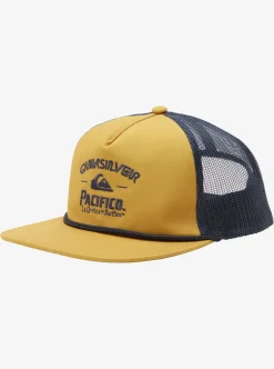 Hot Quiksilver X Pacifico Cervesa Trucker Hat Goldie