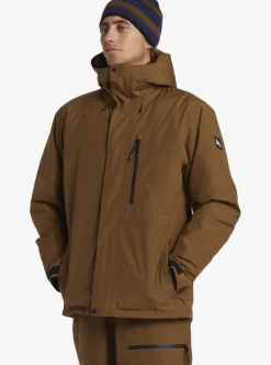 Clearance Quiksilver X Saturdays Nyc Technical Snow Jacket Sepia