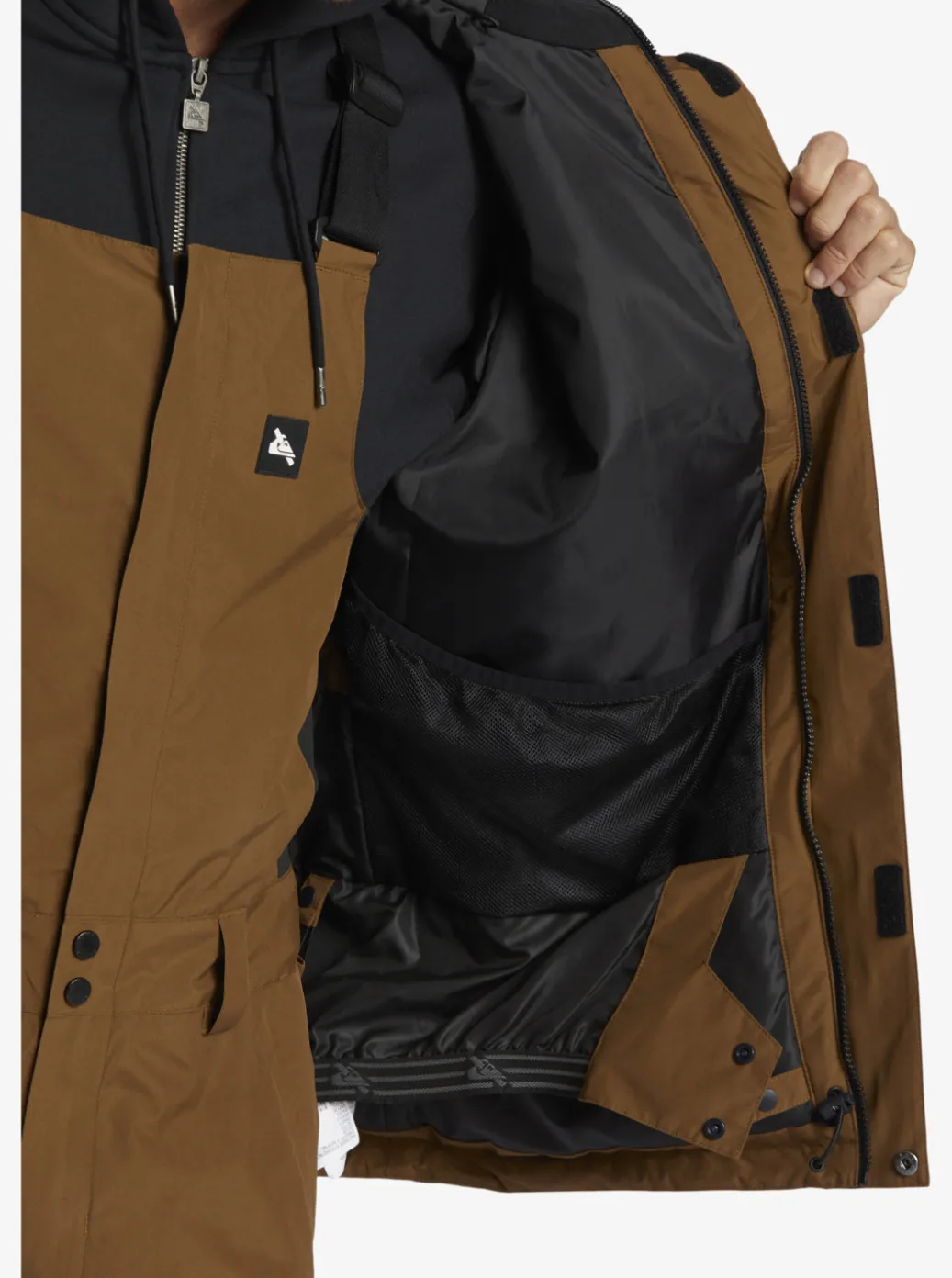 Clearance Quiksilver X Saturdays Nyc Technical Snow Jacket Sepia