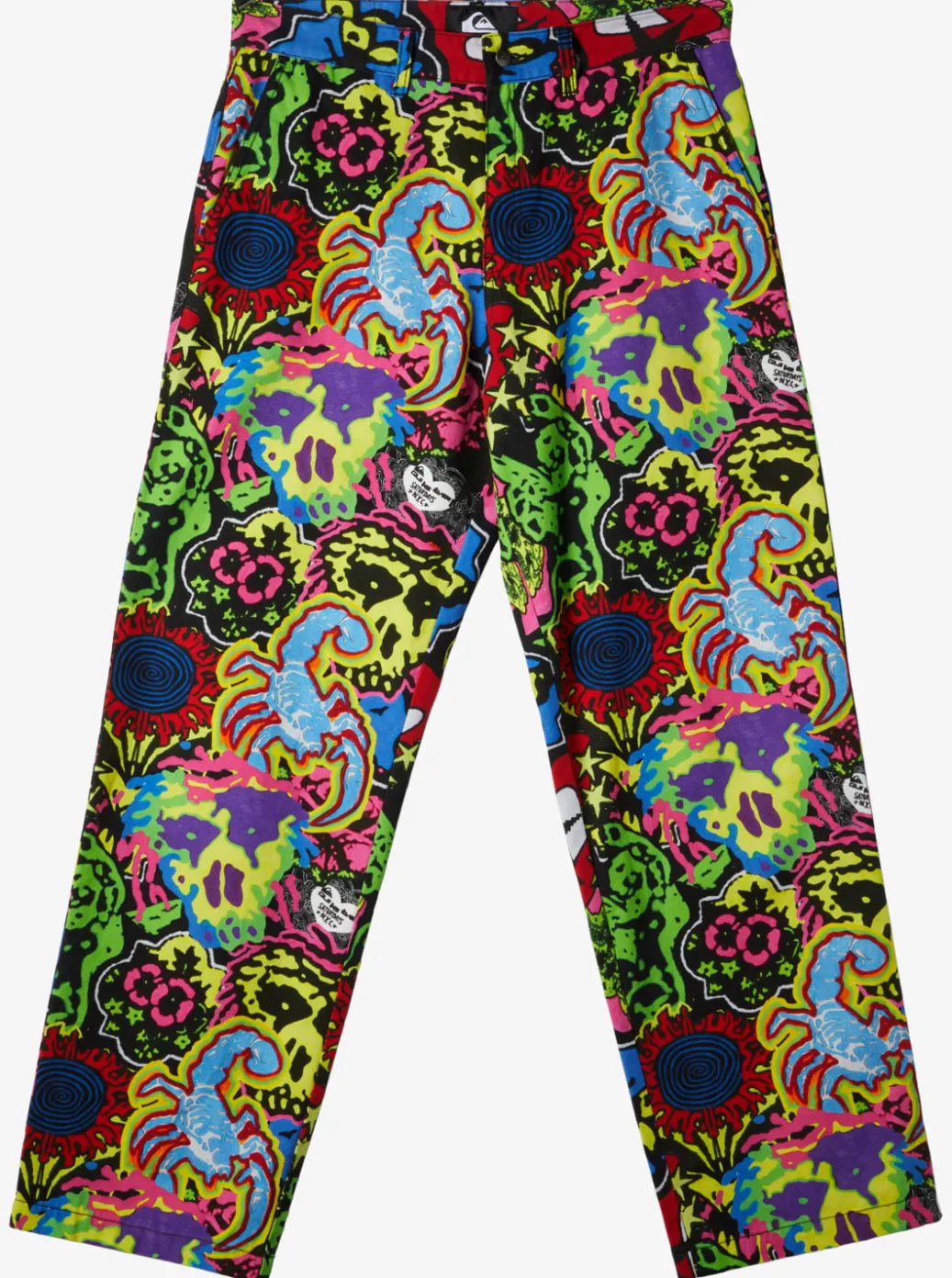 New Quiksilver X Saturdays Nyc Wide Leg Pants Black