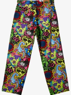 New Quiksilver X Saturdays Nyc Wide Leg Pants Black