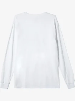 Store Quiksilver X Saturdays Nyc Graphic Long Sleeve T-Shirt White