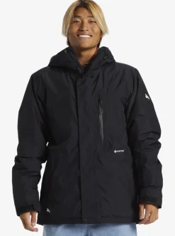 New Quiksilver X Saturdays Nyc Technical Snow Jacket Black