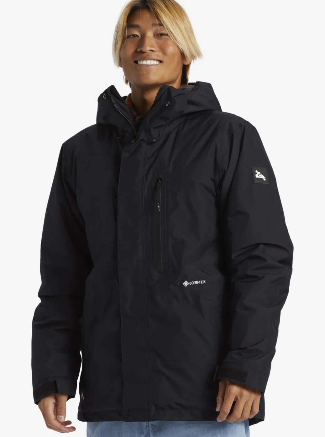 New Quiksilver X Saturdays Nyc Technical Snow Jacket Black