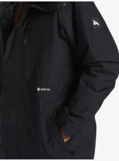 New Quiksilver X Saturdays Nyc Technical Snow Jacket Black