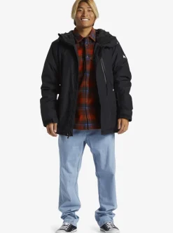 New Quiksilver X Saturdays Nyc Technical Snow Jacket Black