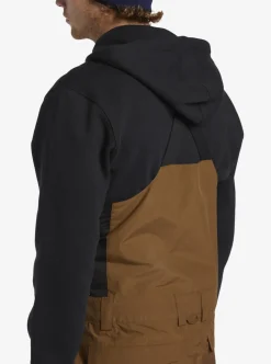Store Quiksilver X Saturdays Nyc Technical Snow Bib Pants Sepia