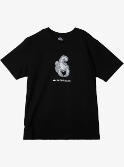Best Sale Quiksilver X Saturdays Nyc Graphic T-Shirt Black