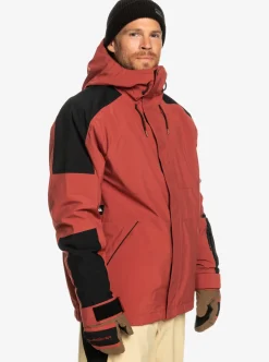 Shop Quiksilver Radicalo Technical Snow Jacket Marsala