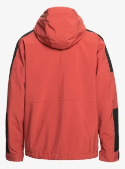 Shop Quiksilver Radicalo Technical Snow Jacket Marsala