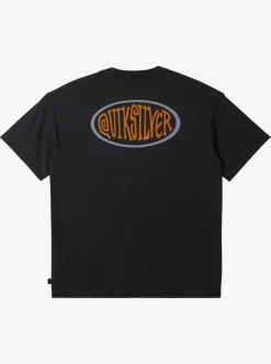 Online Quiksilver Real Surfin T-Shirt Black