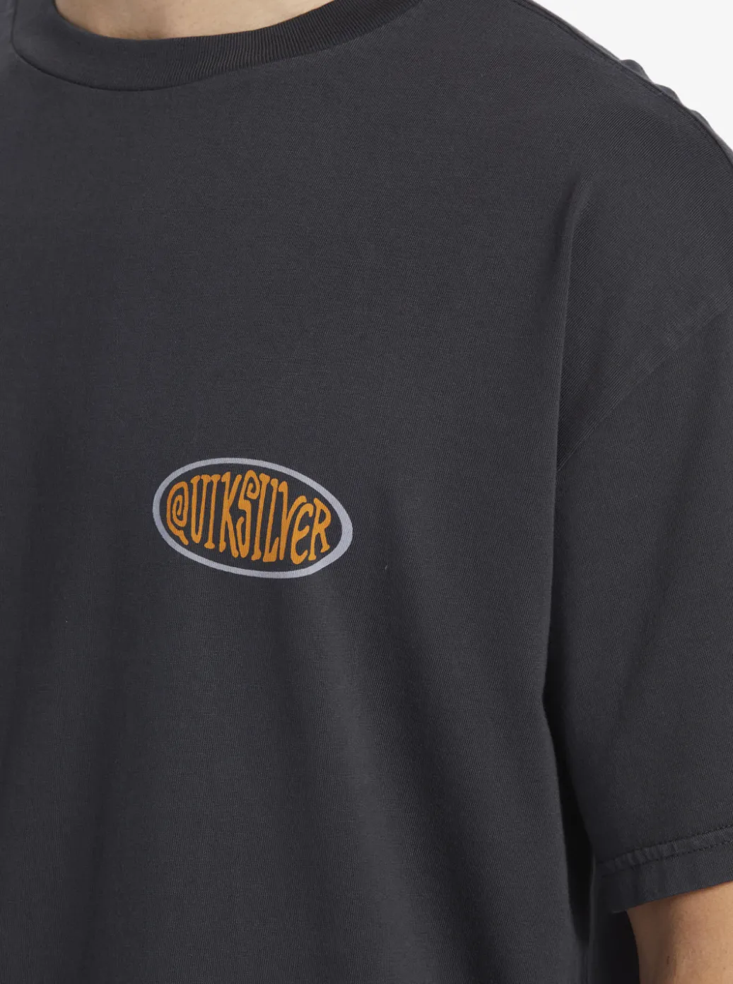 Online Quiksilver Real Surfin T-Shirt Black