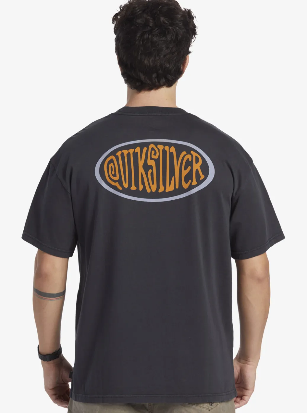 Online Quiksilver Real Surfin T-Shirt Black