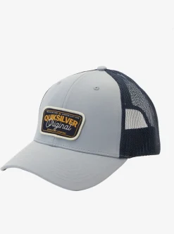 Discount Quiksilver Reeled In Trucker Hat Sleet