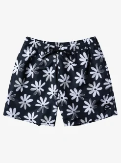 Shop Quiksilver Re-Mix 17" Volleys Tarmac
