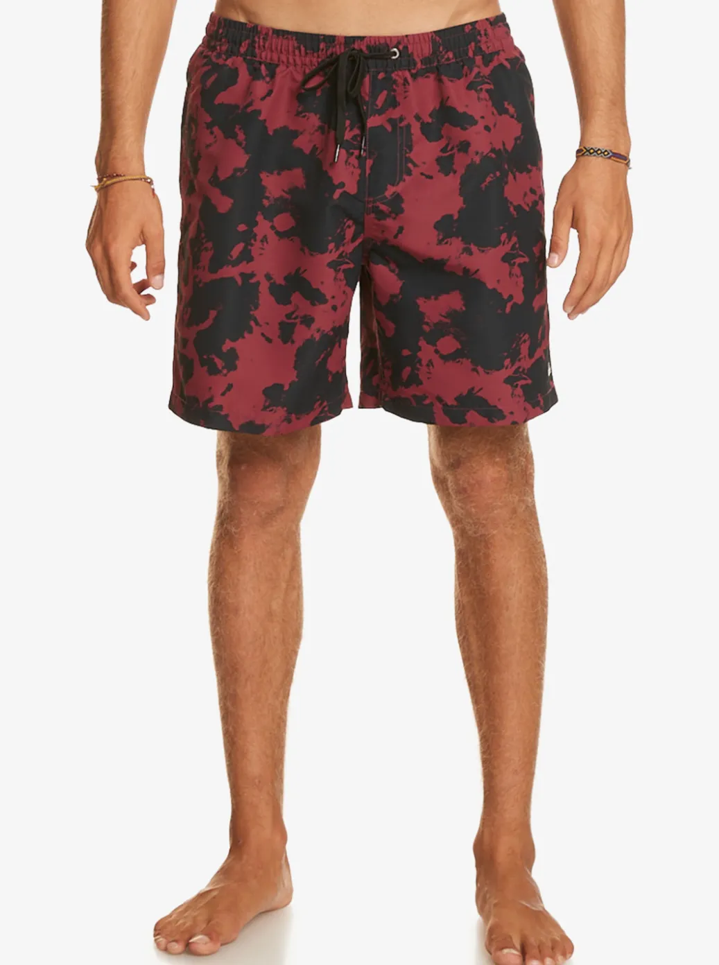 New Quiksilver Re-Mix 17" Volleys Mineral Red