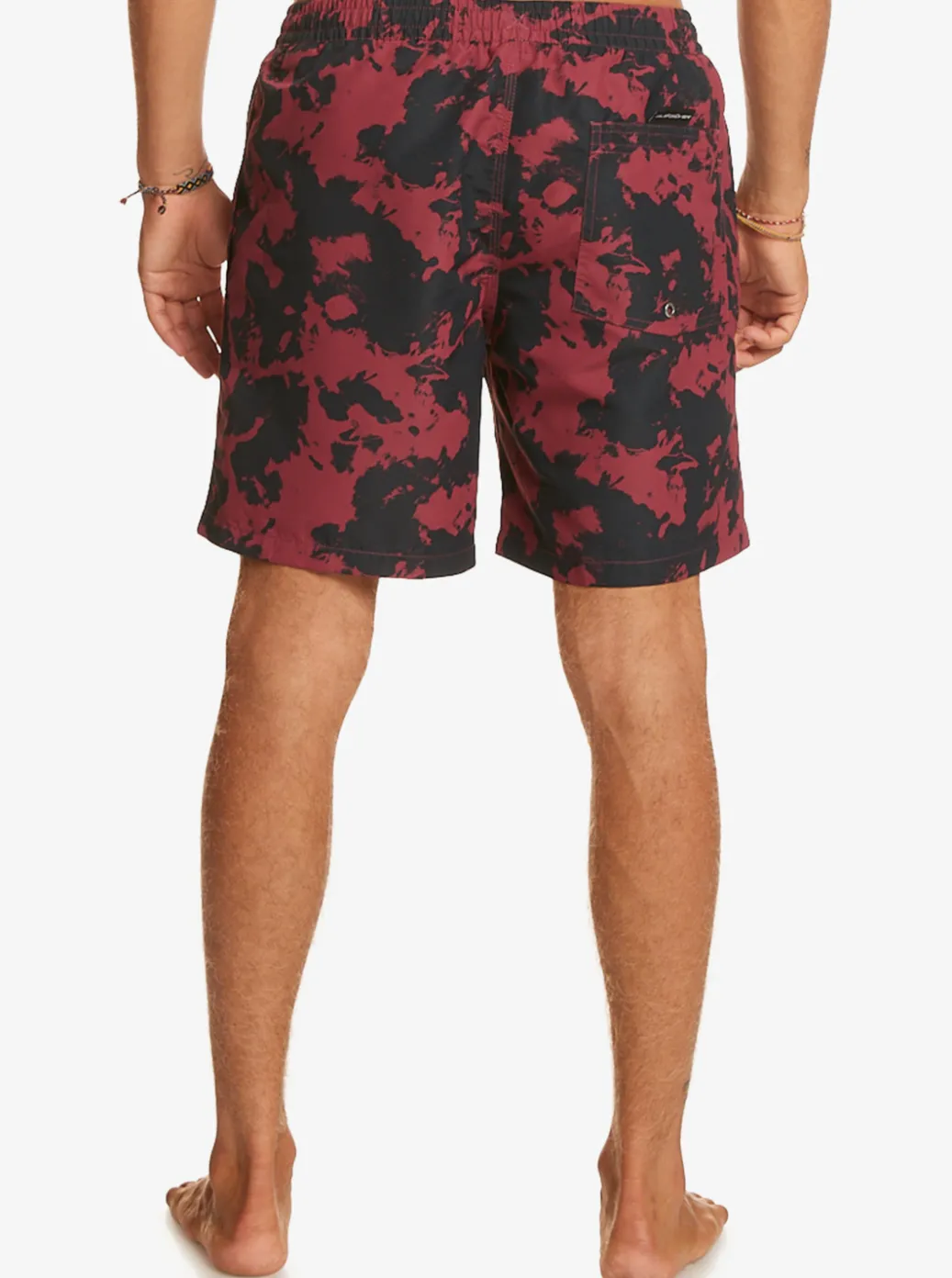 New Quiksilver Re-Mix 17" Volleys Mineral Red