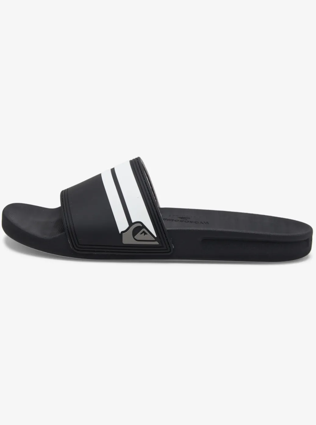 Fashion Quiksilver Rivi Slides Black/Black/White