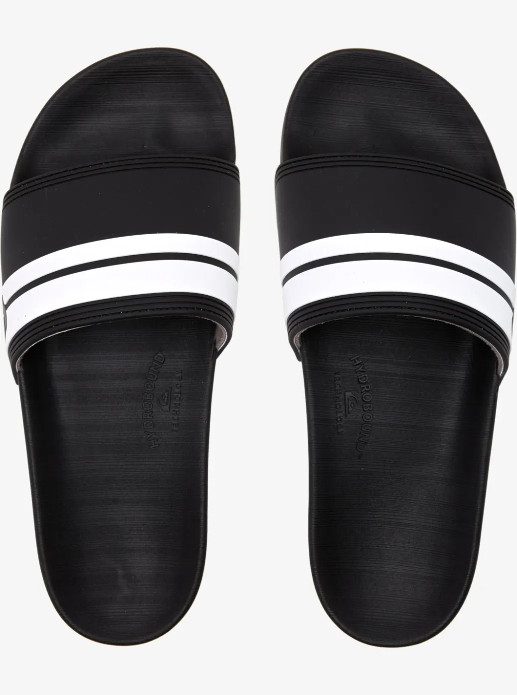 Fashion Quiksilver Rivi Slides Black/Black/White