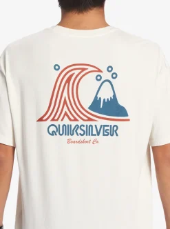 Fashion Quiksilver Roadways Mnd T-Shirt Gardenia