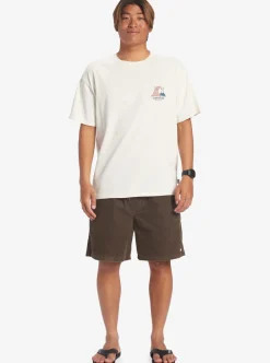 Fashion Quiksilver Roadways Mnd T-Shirt Gardenia