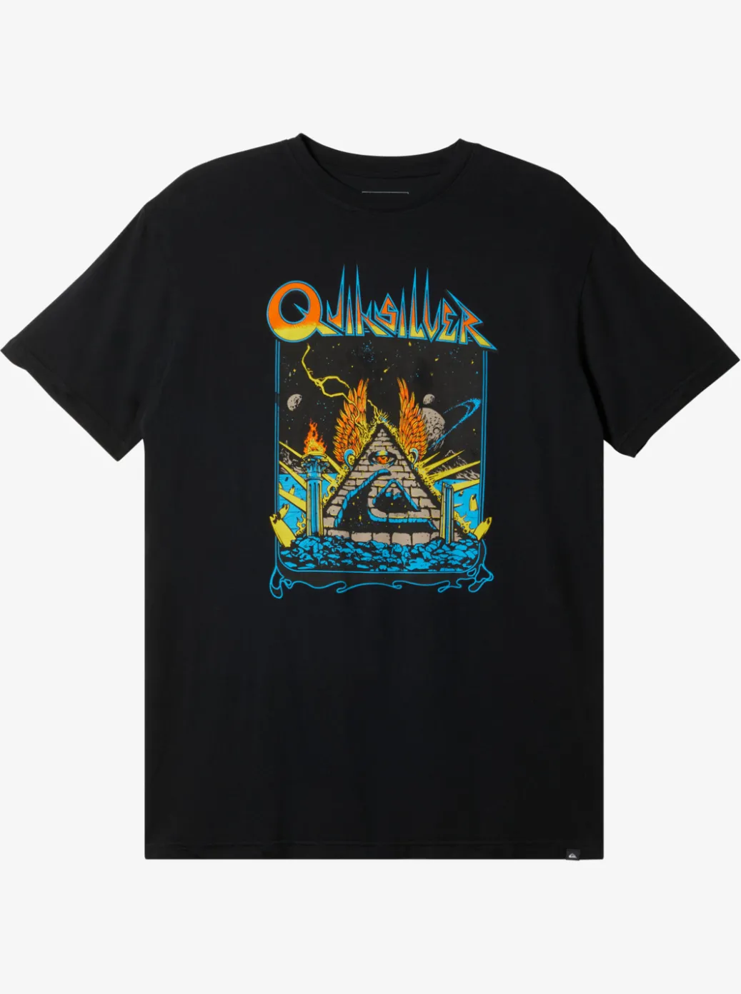 Hot Quiksilver Rockin T-Shirt Black