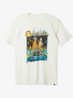 Store Quiksilver Rockin T-Shirt Antique White