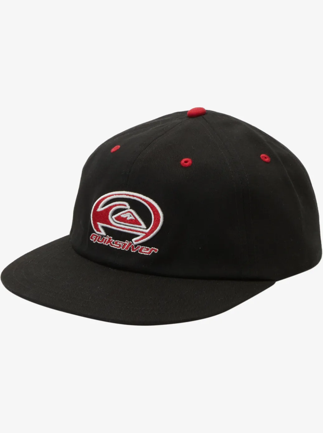 Fashion Quiksilver Saturn Crawler Snapback Hat Black