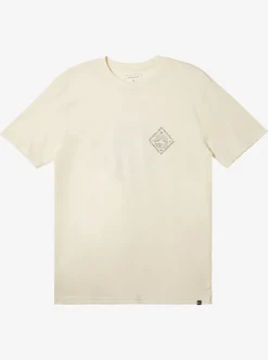 New Quiksilver Scenic View T-Shirt Birch
