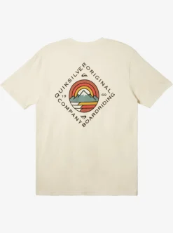New Quiksilver Scenic View T-Shirt Birch