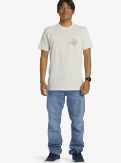 New Quiksilver Scenic View T-Shirt Birch