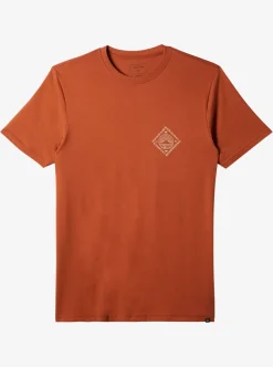 Best Sale Quiksilver Scenic View T-Shirt Baked Clay