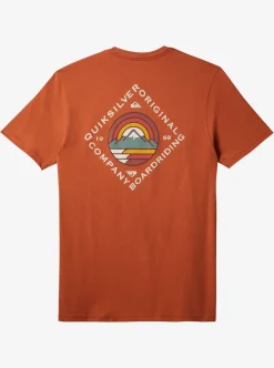 Best Sale Quiksilver Scenic View T-Shirt Baked Clay