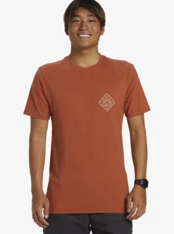 Best Sale Quiksilver Scenic View T-Shirt Baked Clay