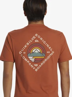 Best Sale Quiksilver Scenic View T-Shirt Baked Clay